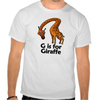 G is for Giraffe Shirts
