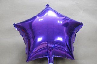 PT0067 18" Inch Mylar Foil Helium STAR SHAPED Balloons, Purple Violet Color Toys & Games