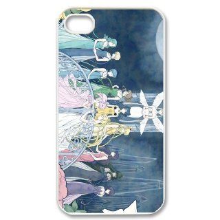 Custom Sailor Moon Cover Case for iPhone 4 4s LS4 3595 Cell Phones & Accessories