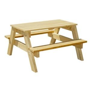 Houseworks, Ltd. 3 ft. Junior Pine Picnic Table 94751