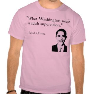 Washington needs adult supervision t shirts