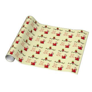 Christmas Baby Shower Wrapping Paper