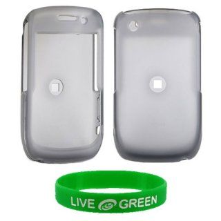 Frosted Smoke Snap On Hard Case for RIM BlackBerry Curve 8520 Phone, T Mobile Cell Phones & Accessories