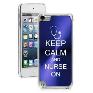 Apple iPod Touch 5th Generation Blue 5B444 hard back case cover Keep Calm and Nurse On Stethoscope Cell Phones & Accessories
