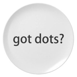 Got Dots Funny Marching Band Plate