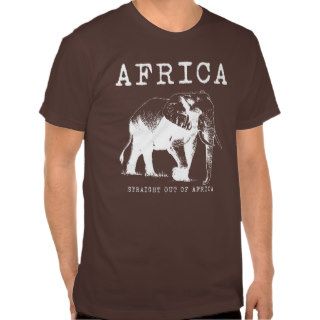 AFRICA ELEPHANT COLOURIZED TSHIRT