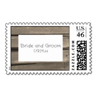 Country Wedding Postage Stamp
