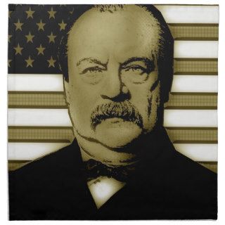 Stephen Grover Cleveland 3 Printed Napkins