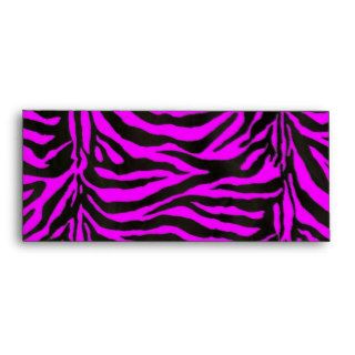 Pink Zebra Skin Texture Background Envelopes