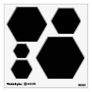 Make Your Own Custom Hexagon Shapes Wall Decal