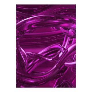 DREAMLAND PINK PURPLE ABSTRACT WALLPAPER BACKGROU PERSONALIZED ANNOUNCEMENTS