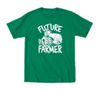 Kidteez Baby boys Future Farmer Shirt Infant And Toddler T Shirts Clothing