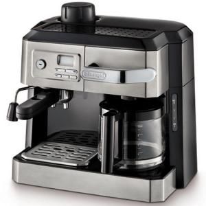 DeLonghi 10 Cup Combination Drip Coffee and Espresso Machine in Stainless Steel BCO330T