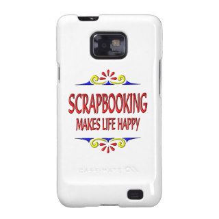 Scrapbooking Makes Life Happy Samsung Galaxy S2 Covers