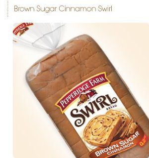 Pepperidge Farm Swirl Bread, Brown Sugar Cinnamon (Pack of 3)  Semolina Breakfast Cereals  Grocery & Gourmet Food