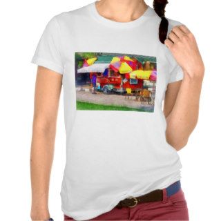 Hot Dog Stand in Mall Shirt