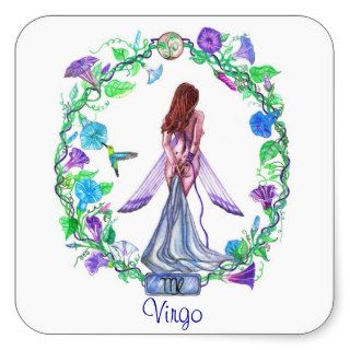 Virgo ~ The Virgin Square Stickers