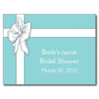 Bridal Shower Advice Cards Post Card