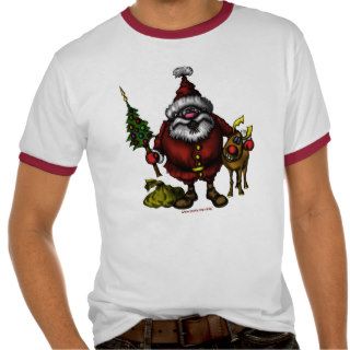 Funny Santa t shirt design