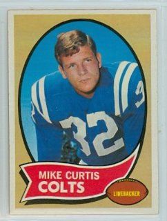 1970 Topps Football 201 Mike Curtis Colts Near Mint Plus Sports Collectibles