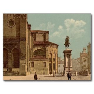 Santi Giovanni e Polo church and statue of Bartol Post Cards