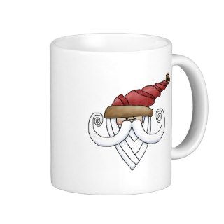 Santa Claus Head Coffee Mugs