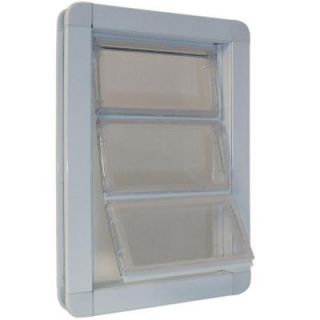 Ideal Pet 10.25 in. x 15.75 in. Extra Large Premium Draft Stopper Aluminum Frame Door with Flexible Hard Flap PDSXL