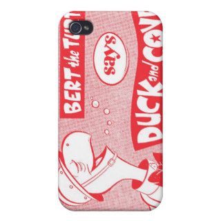 Bert the Turtle says "Duck and Cover"Case iPhone 4/4S Covers