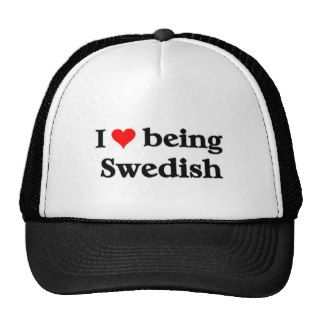 i love being Swedish Mesh Hats