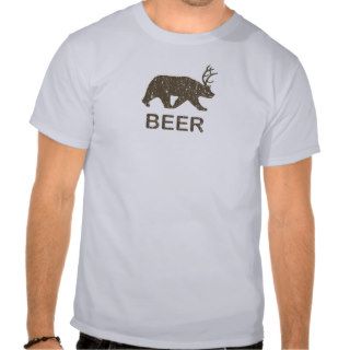Beer Bear Deer T shirt