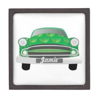 Green Mean Retro Car Boy's Birthday Premium Gift Boxes
