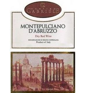 Cantina Gabriele Montepulciano D'abruzzo 750ML Wine