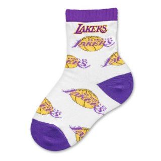 NBA Los Angeles Lakers Infant All Over Print Socks  Infant And Toddler Sports Fan Apparel  Sports & Outdoors