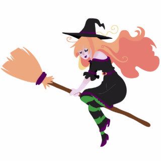 Strawberry Blond Witch Acrylic Cut Out
