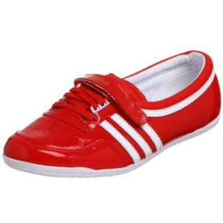 adidas Originals Women's Concord Round Court Shoe,Red/White/Gold,6.5 M US Shoes