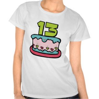 13 Year Old Birthday Cake Tees
