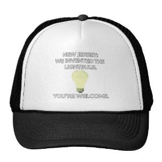 New Jersey We invented the light bulb. Trucker Hats