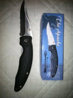 The Apache Folding Knife  Folding Camping Knives  Sports & Outdoors