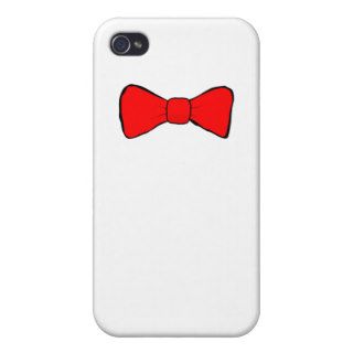 Bow Tie Red iPhone 4/4S Cases