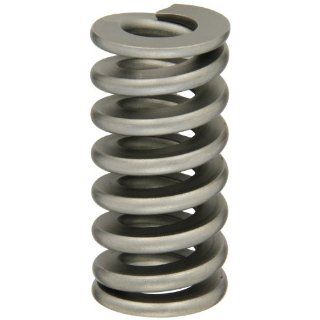 Heavy Duty Compression Spring, Chrome Silicon Steel Alloy, Inch, 2" OD, 0.280 x 0.470" Wire Size, 4" Free Length, 3.4" Compressed Length, 900lbs Load Capacity, 1500lbs/in Spring Rate (Pack of 5)