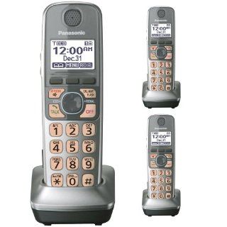 Panasonic KX TGA470S Extra Handset for KX TG77XX Cordless Phones Series in Silver 3 Pack Electronics