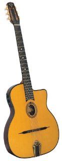 Gitane DG 455 Acoustic Electric Oval hole Gypsy Jazz Guitar Musical Instruments
