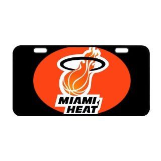 Miami Heat Metal License Plate Frame LP 456  Sports Fan License Plate Frames  Sports & Outdoors