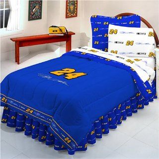 Nascar #24 Jeff Gordon Full Size Comforter & Sheet Set   Sports Fan Bed In A Bag