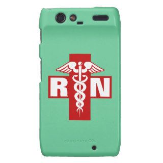 Nurse Initials Motorola Droid RAZR Covers