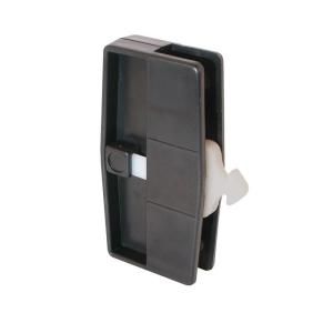 Prime Line Screen Door Latch and Pull with Security Lock, Black, Columbia A 157