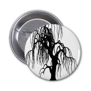 4920 SCARY WEEPING WILLOW TREE BLACK SILHOUETTE GR