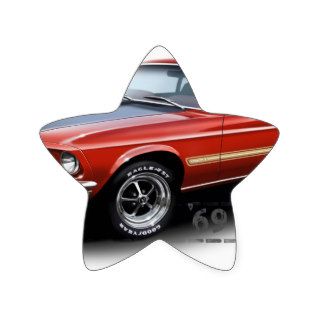 Ford Mustang Star Stickers