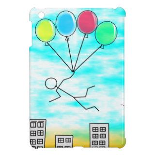 Flying Over The City With Balloons iPad Mini Cases