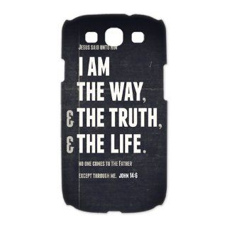 Custom Bible Verse 3D Cover Case for Samsung Galaxy S3 III i9300 LSM 457 Cell Phones & Accessories